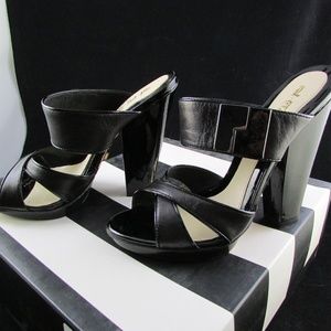 Size 7.5 L.A.M.B. Black Sandals
